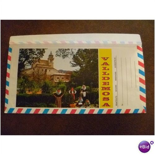 Spain 1979 Philatelic Cover Valldemosa stamps Recuerdo