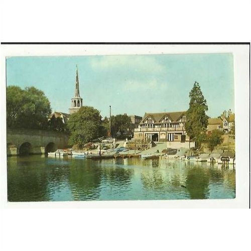 Berkshire WALLINGFORD Bridge & Church Postcard by Photo Precision (PT7254)