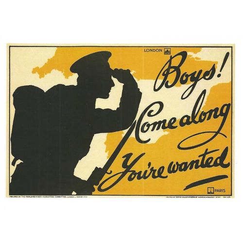 Art.IWM PST 5140: Boys! Come along Youu're Wanted.