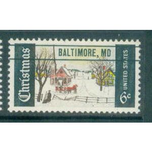 1384 6c Winter Scene Fine MNH MD. PreCnx R0354