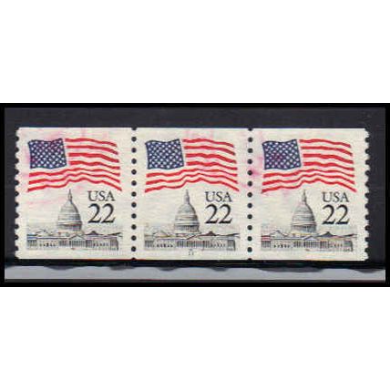 Used 2115a 22c U.S. Flag Very Fine PNC 11/3 PA2531
