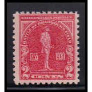 688 2c Battle of Braddock Just Clears MNH O2709