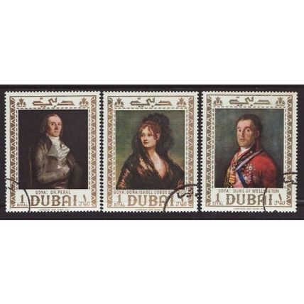Dubai 1968 SG 273-5 Used (E-209)