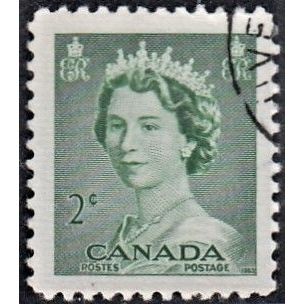 CANADA, 1953 2c QEII, SG 451 (Scott #326), used