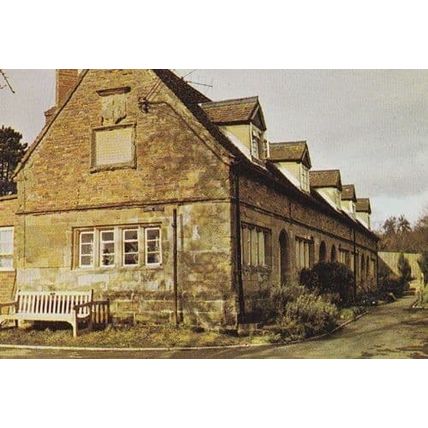 Delabere Almshouses Worcestershire Postcard