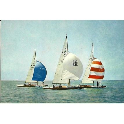Yacht INTERNATIONAL DRAGON CLASS Postcard (J. Arthur Dixon SS.2345)