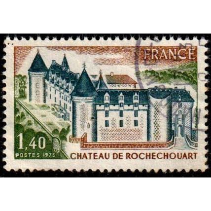 France 1975 Chateau Rochechouart 1,40f Used Stamp