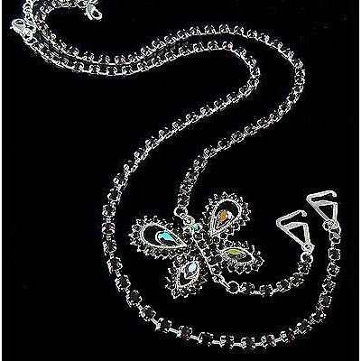 Bra Straps - Single Line w/ Butterfly Charm - Purple - BS-HH19BUTPL