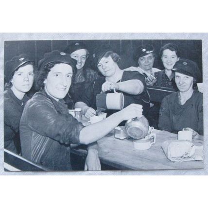 c.1980s PC Women Workers LNER Loco Sheds, Doncaster, 1942