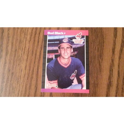 1989 Donrus Card # 556 Bud Black Mint (9) Cleveland Indians