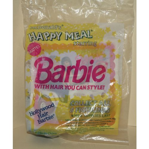 1993 McDonalds Barbie Hollywood Hair Barbie Mint in Package