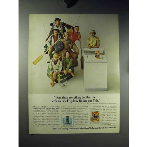 1960 Tide Detergent Ad - Frigidaire Washer