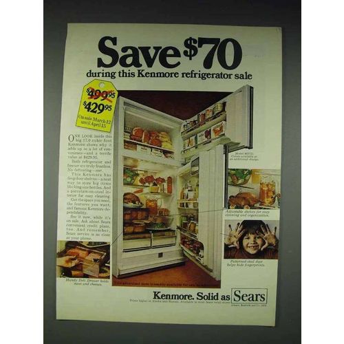 1978 Kenmore Refrigerator Ad