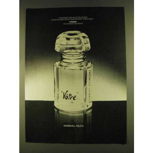1980 Charles Jourdan Votre Perfume Ad