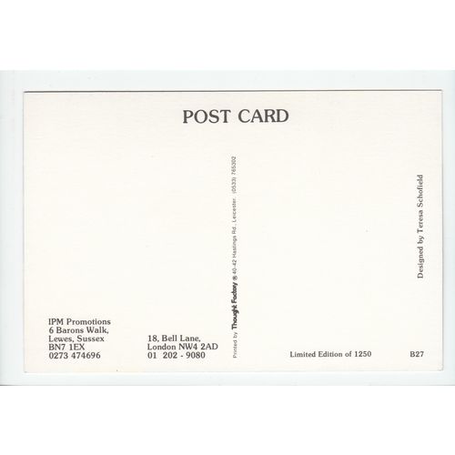 Limited Edition Bloomsbury Postcard Fair 22nd October 1989