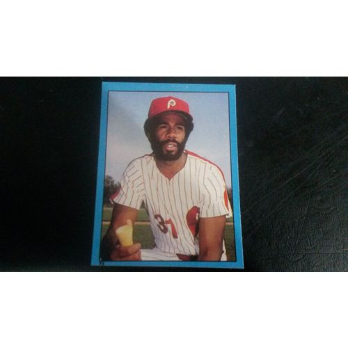 1982 Topps Stickers Card # 073 Garry Maddox Excellent (5) Philadelphia Phillies