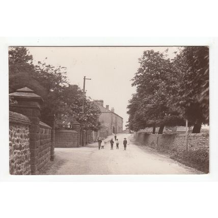 Street Scene in Slaidburn Postcard RP Lancashire B
