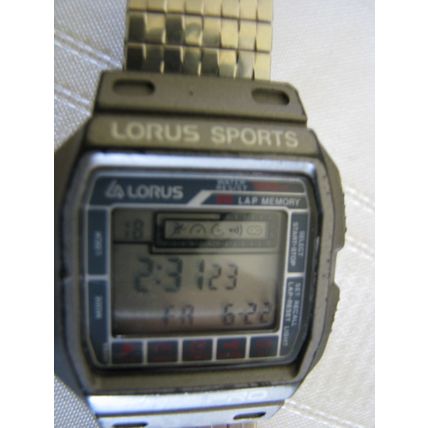 1980's Lorus Sport Racepro by Seiko W359-4A40 Alarm Chronograph