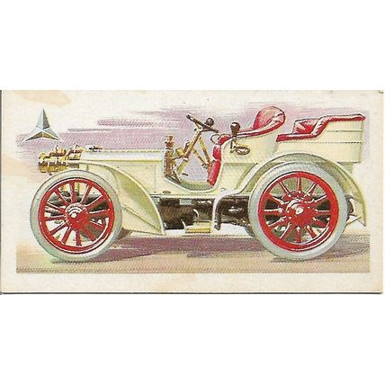 History of the Motor Car 1968 Brooke Bond Tea Card 6 - 1901 Mercedes 35 H.P.