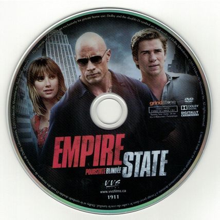Empire State (DVD disc) 2013 Dwayne Johnson, Liam Hemsworth, Emma Roberts