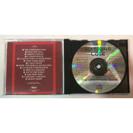 THE CHRISTMAS SONG by NAT KING COLE (CD, 1986 - Capitol) Very Good Condition!!!