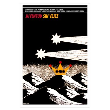 Wall decor home movie Poster.ETERNAL YOUTH.Stars.Crown.Romanian Art film