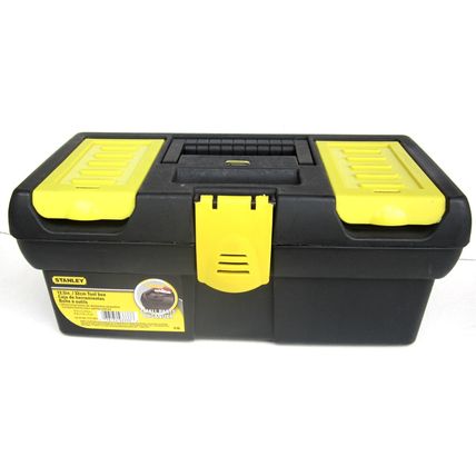 Stanley 12.5 inch tool box (black and yellow)