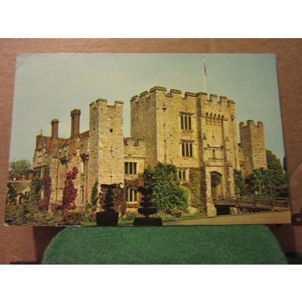 HEVER CASTLE, EDENBRIDGE, KENT used postcard. 1978 pm Colourmaster =