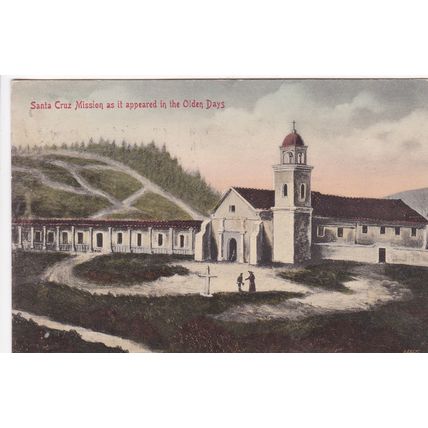 Santa Cruz & Monterey - Lot of 7 - Antique & Vintage Postcards - California Golf