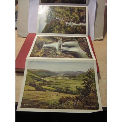 6 views of DEVIL'S BRIDGE, RHEIDOL VALLEY, used vintage letter card 1963 pm =