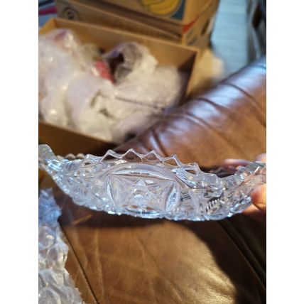 Cut Glass Candy Dish
