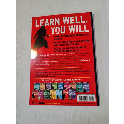 Star Wars grade four math work book ages 9-10