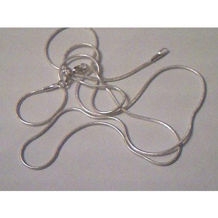 Chain snake link 925 silver 20"