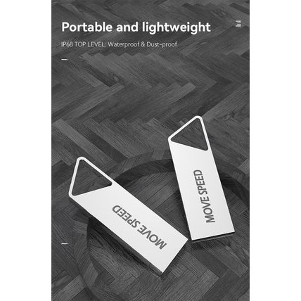 MOVESPEED Dust Waterproof Keyring 64GB USB Flash Drive Memory Stick Pen Drive