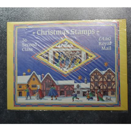 GB STAMPS Book 36 x 2nd Christmas pack sealed 1986 MNH ~~L@@K~~
