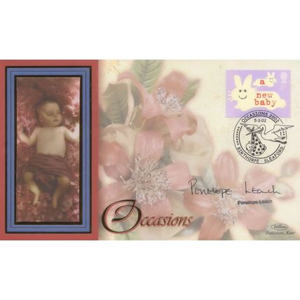 Penelope Leach Parenting Book Author New Baby Hand Signed FDC