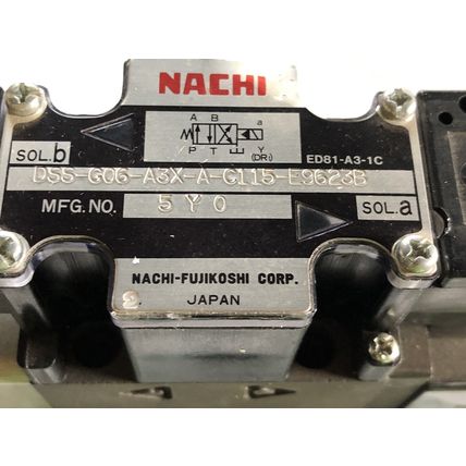 NACHI DSS-G06-A3X-A-C115-E9623B HYDRAULIC DIRECTIONAL VALVE 5Y0,dhe10-06-1a,EX