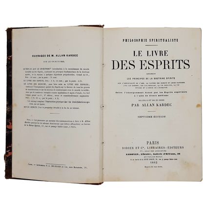 Allan Kardec Le livere des esprits