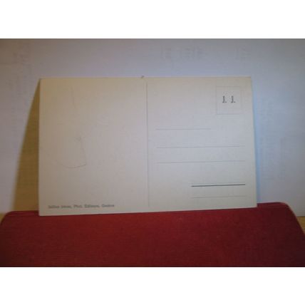 BORDS DU RHONE AU BOUVERET, SWITZERLAND unused postcard vgc =