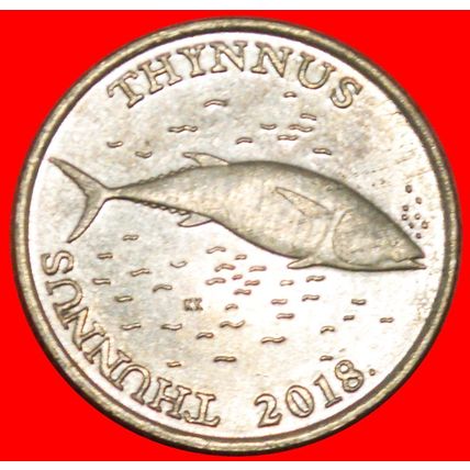 LATIN FISH (1994-2022): CROATIA ★ 2 KUNAS 2018 UNCOMMON!★LOW START★NO RESERVE