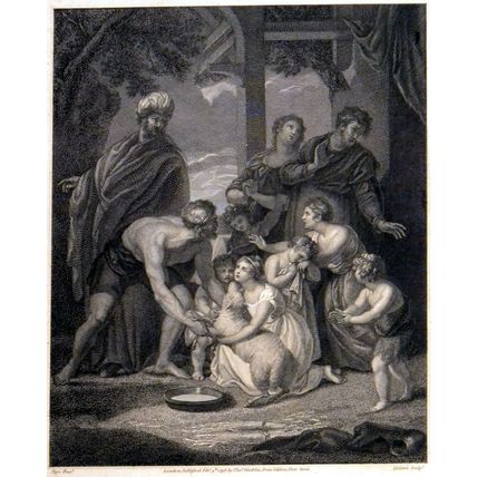 NATHAN’S PARABLE 1796 Jean Marie Delattre - Richard Morton Paye ETCHING