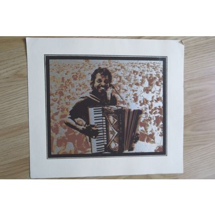 Folk Music Festival 1969, Vintage Art Screen Print