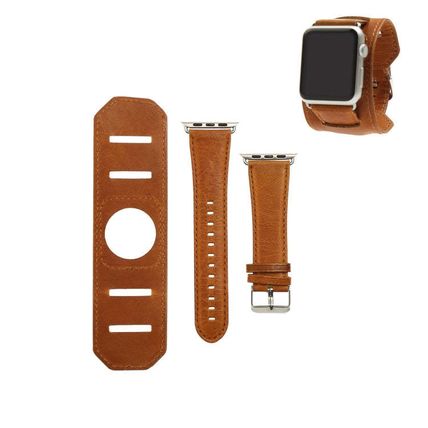 Crazy Horse Texture Bracelet Watchband, For Apple Watch 5 & 4 40mm / 3 & 2 & 1 3
