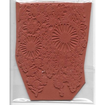 Floral Stamp. App 7x9.5cm. Stamping Cardmaking Scrapbooking Crafts