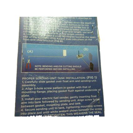 Marine Raider Universal Fuel Level Sending Unit Kit Tank Depth 6-24 N