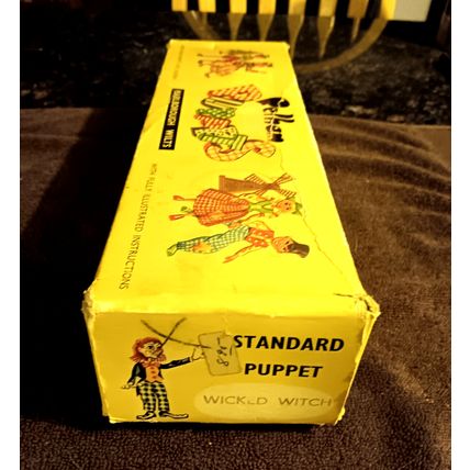 Old Pelham Green Wicked Witch Marionette Puppet W/Box 1960s (Made In England)