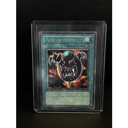 Mask of Brutality - LON-020 - Rare - 1st Edition Labyrinth of Nightmare Yu-Gi-Oh