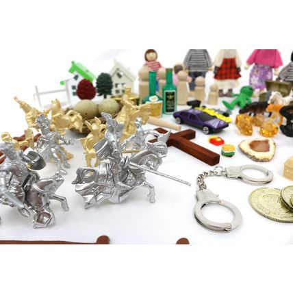 Sandtray Play Therapy Basic Starter Kit - 100+ Pieces