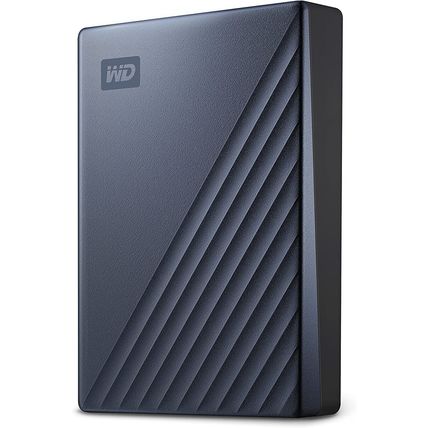 WD 5TB My Passport Ultra, Blue, Portable External Hard Drive, Backup Software wi