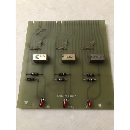 GENERAL ELECTRIC 193X278AAG03,36A353696AA RELAY W/3LED INDICATORS RED,CS